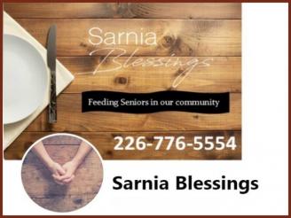  $30 Gift Card from Sarnia Blessings (open Fridays only) donated by a Rotarian.