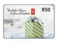 Presidents Choice Gift Certificate