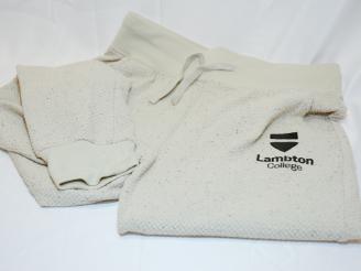  Beige sweatpants, size L with Lambton College Logo from Lambton College.