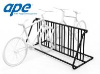 Block 24 #6 - Bicycle Rack for up to 8 bikes from Active Playground Equipment, Point Edward