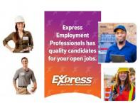 Handyman services for 8 hours of work from the roster of talent registered with Express Employment Professionals.  Office services or general labour. Examples include lawn/garden, clean up of basement or garage, janitorial services, data entry, filing/office services.  A great way to get some help this fall.