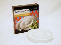 Block 45 #1 - Beautiful Spiral Olive Dish - 15 cm diameter - from A Friend of Rotary