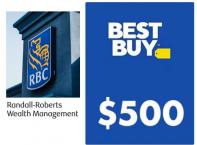 Block 76 #7 - $500 Gift Card for Best Buy from Randall-Roberts Wealth Management, Sarnia