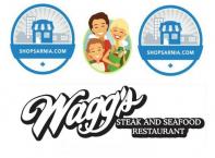 Block 9 #1 - Two $25 Gift Cards for Wagg's Restaurant  + Marketing gift from Shop Sarnia